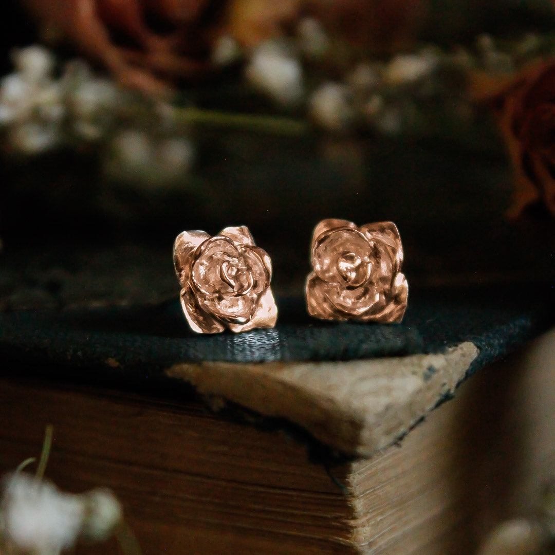 Aros Rosa pequeña Rose Gold