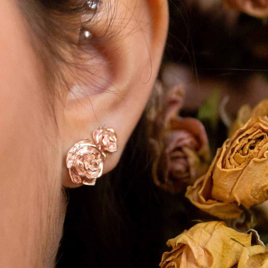 Aros Rosa mediana Rose Gold