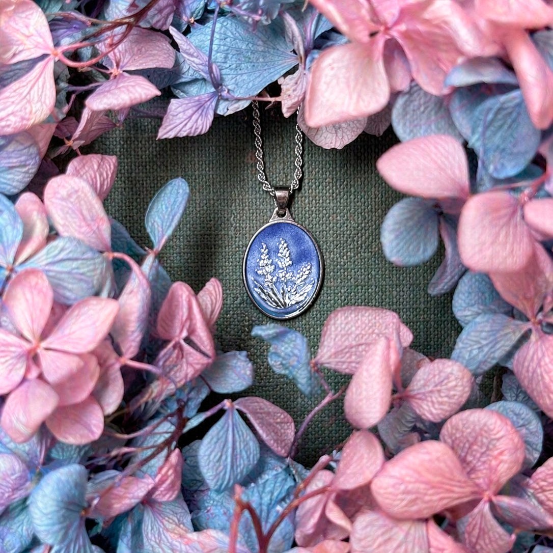 Medallita Lavanda Lila